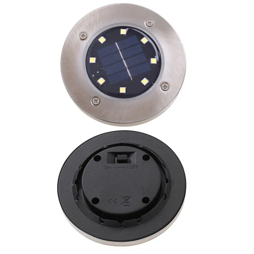 Solarna LED svetla za tlo – vodootporna spoljašnja rasveta za dvorište, staze i baštu (4 komada)
