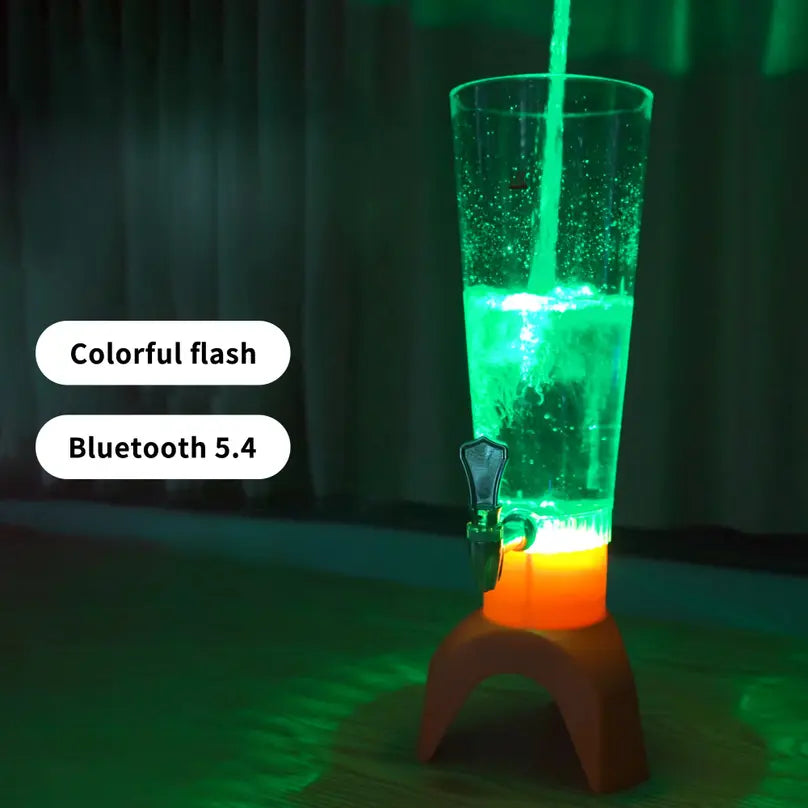 🍺 Točilica za Piće 3L sa Bluetooth Zvučnikom i LED Svetlom